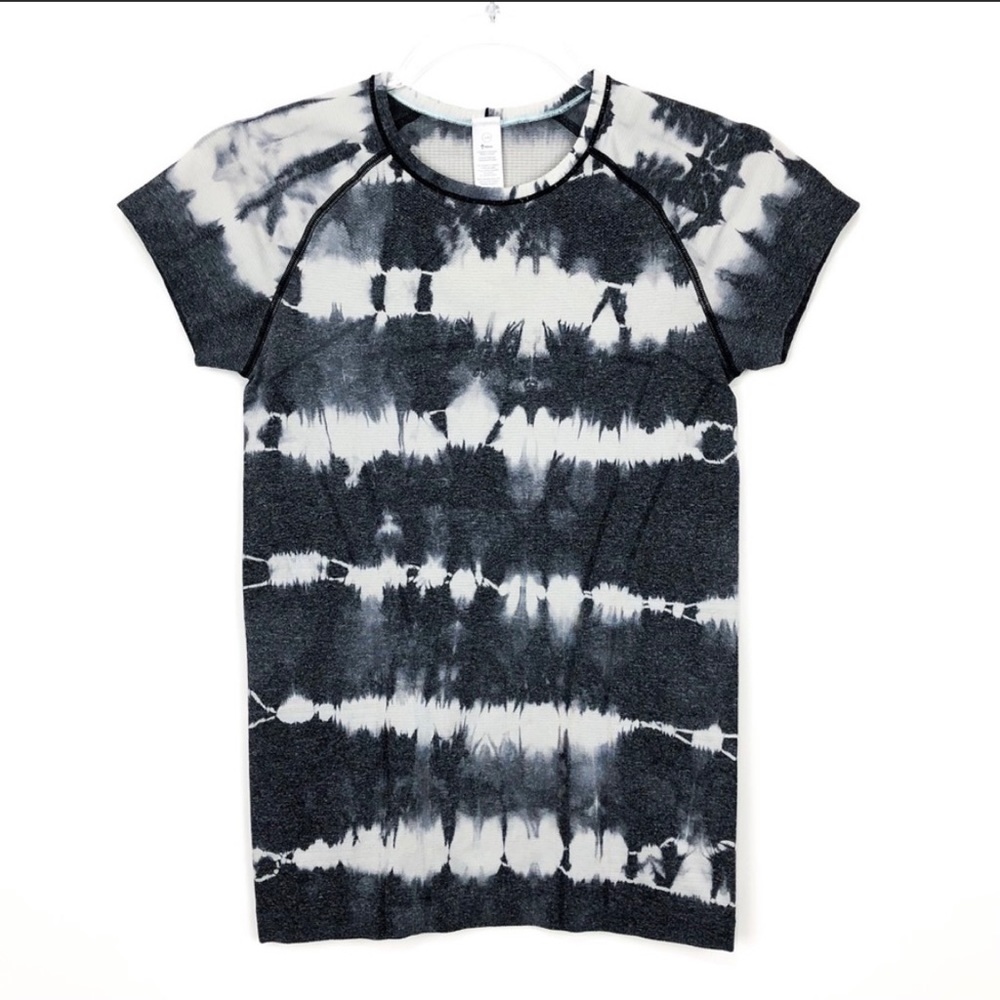 Ivivva Black/Gray/White Tie Dye Tee Size L (14)